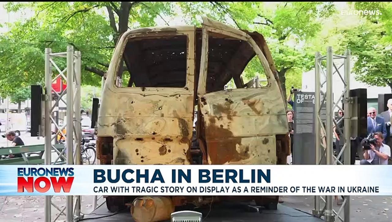 From Bucha to Berlin: the tragic journey of one car shows reality of war in Ukraine