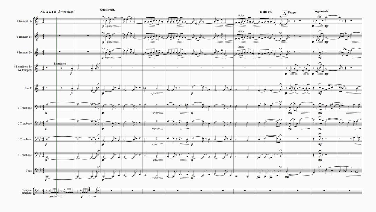 Sospiri for Orchestral brass (Edward Elgar)