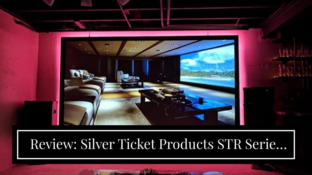 Review: Silver Ticket Products STR Series 6 Piece Home Theater Fixed Frame 4K  8K Ultra HD, HD...