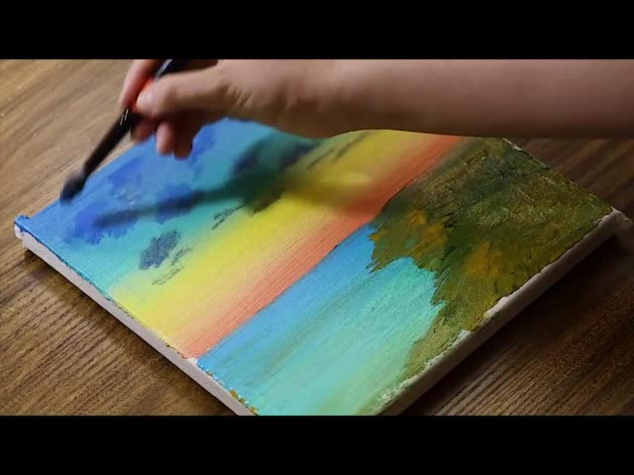 Draw A Colorful Sky