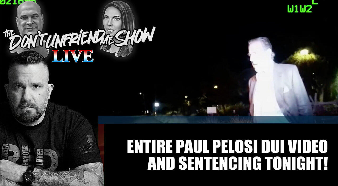 LIVE: We have the Paul Pelosi DUI dashcam video released after California guilty plea. | 23AUG22