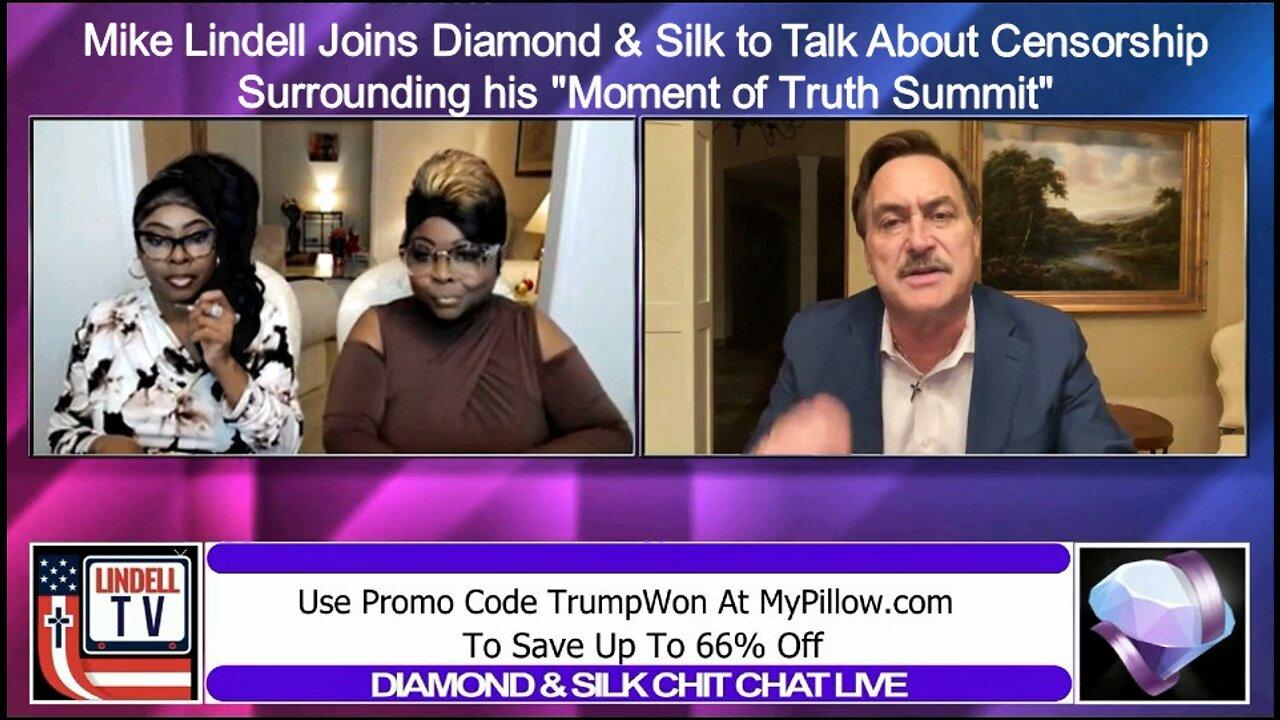 Mike Lindell joins Diamond & Silk to Talk About Censorship of His "Moment of Truth Summit