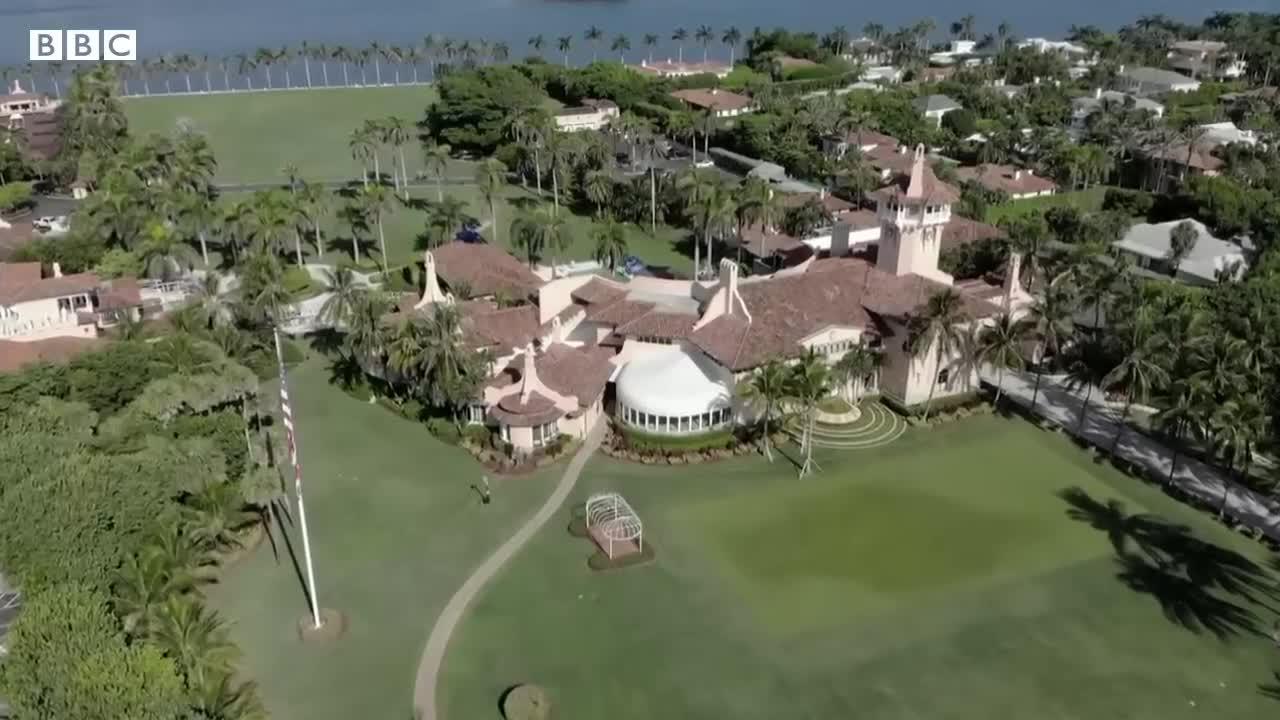 Donald Trump Florida home search warrant affidavit requested by US media - BBC News