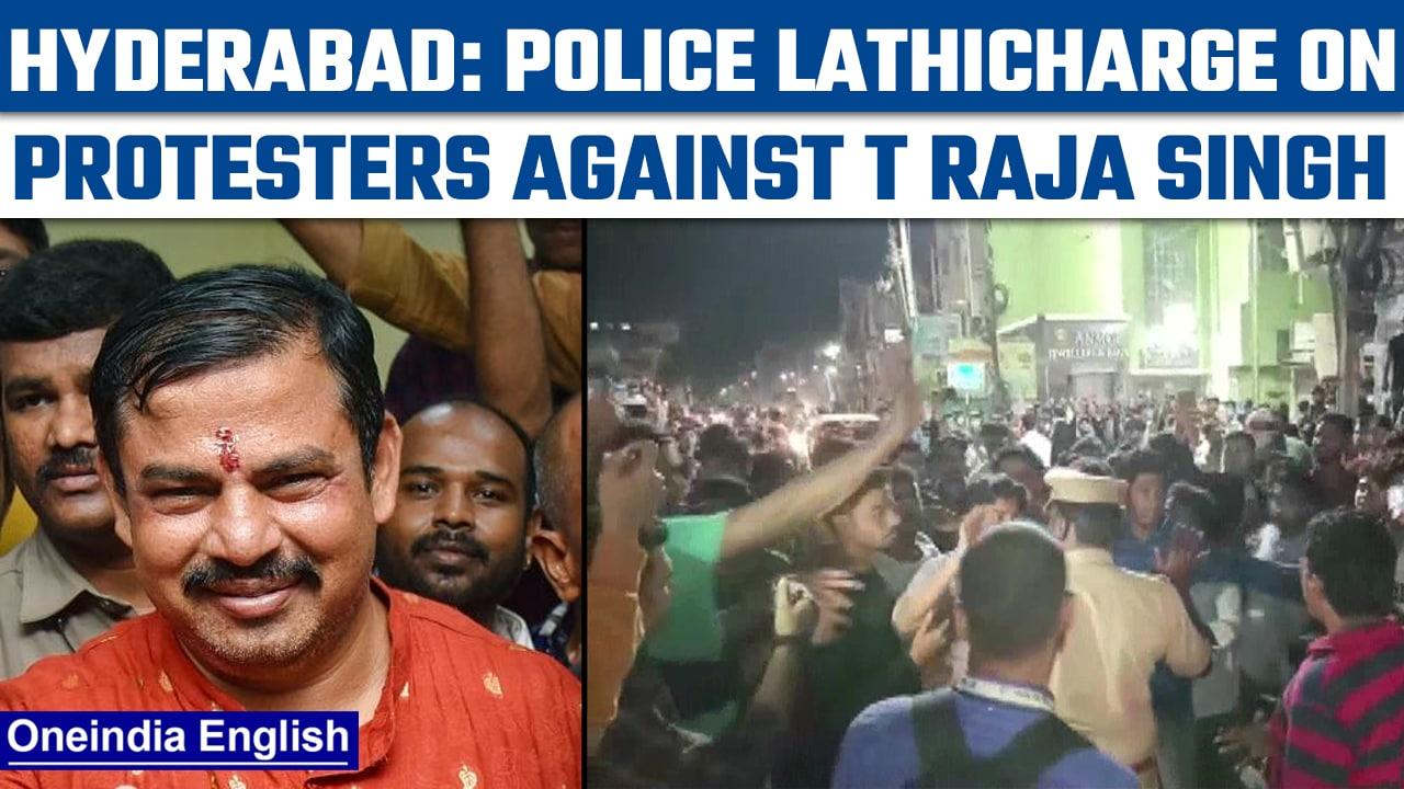 Hyderabad: More protests erupt against T Raja Singh over alleged Prophet remarks |Oneindia News*News