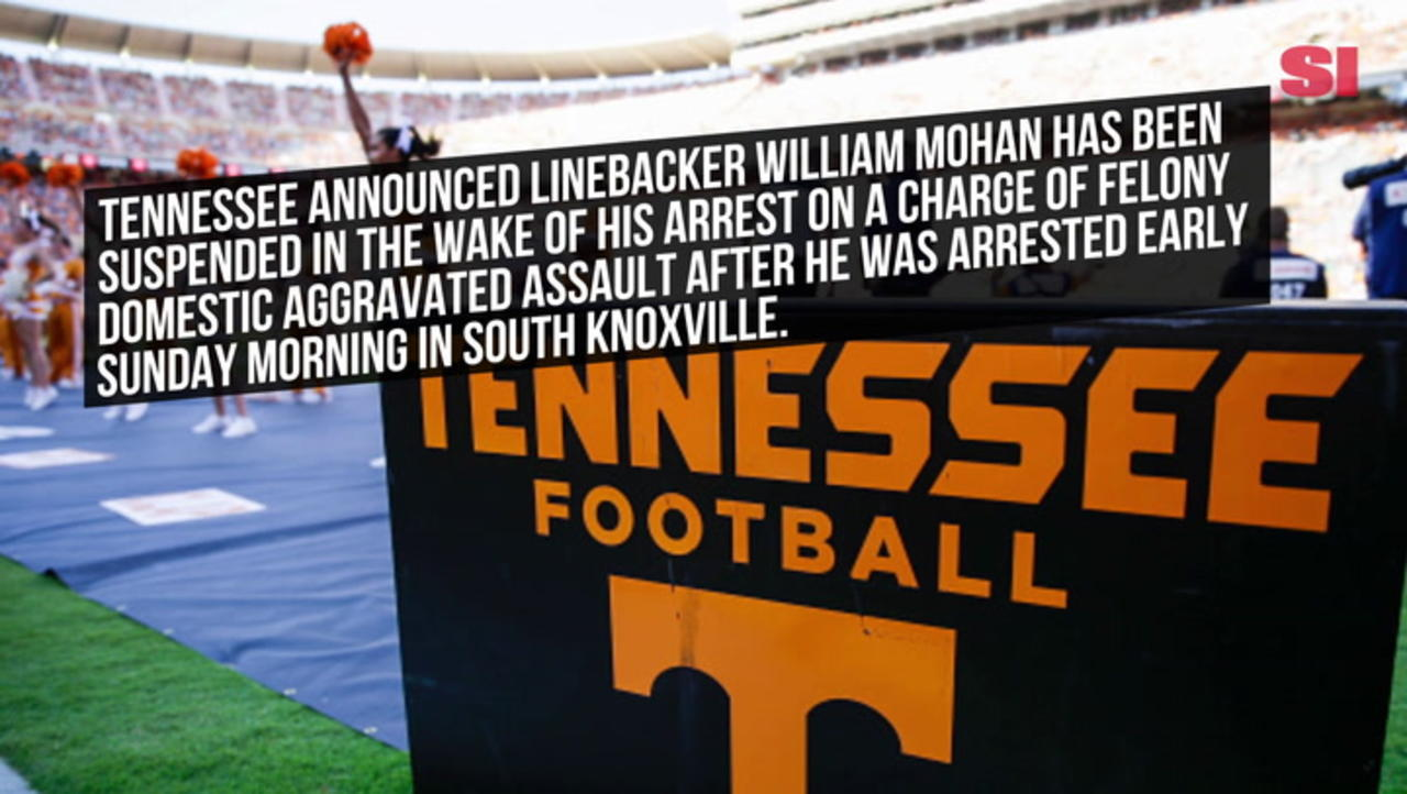 Tennessee LB Suspended After Domestic Aggravated Assault Charge