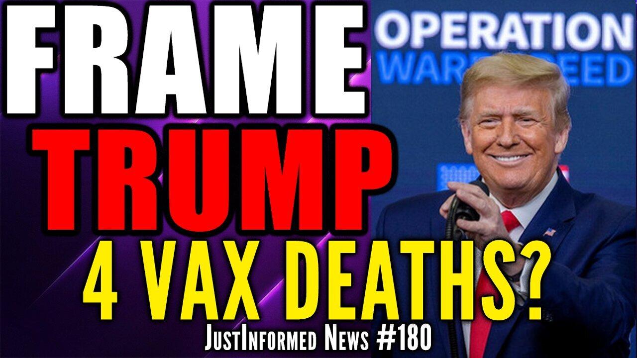 Will DEEP STATE Frame Trump For VAX DEATHS Ahead Of Midterms?