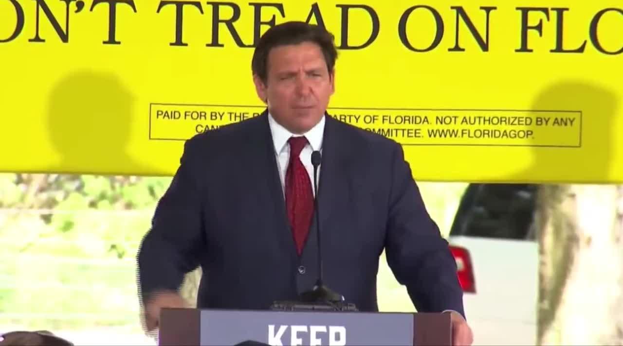Crowd Goes WILD After Ron DeSantis Calls for Fauci to Be CHUCKED 'Across the Potomac'