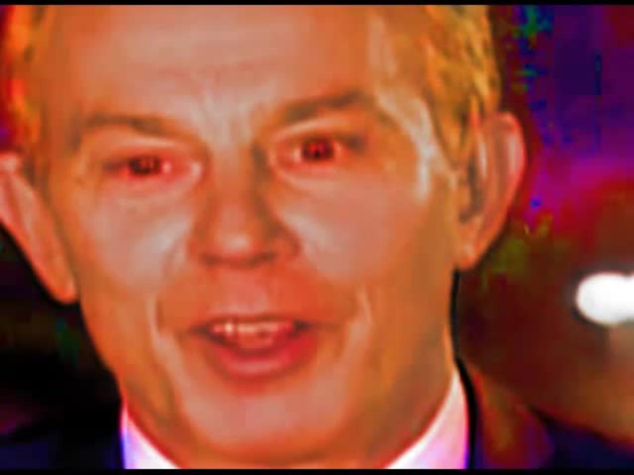 Reptilian Tony Blair, Former Uk Prime Minister - Frequency Fence