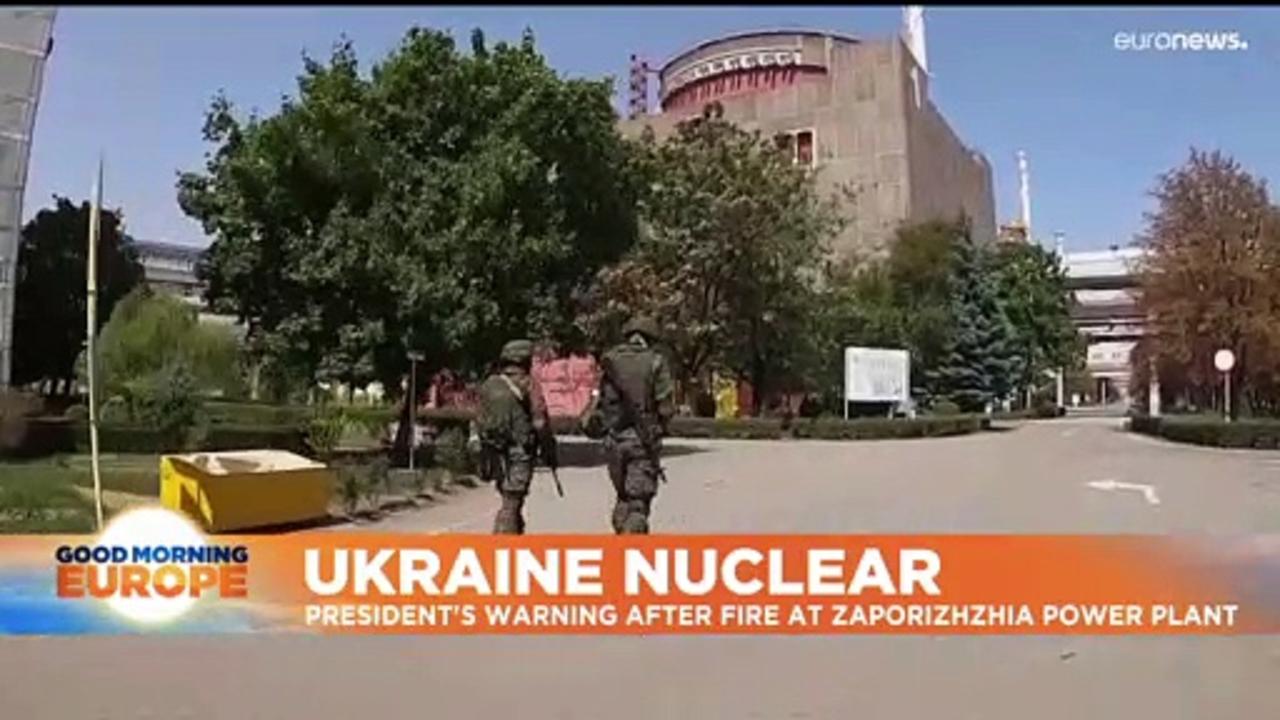 Zaporizhzhia: 'Radiation disaster' narrowly averted as nuclear plant loses power, says Zelenskyy