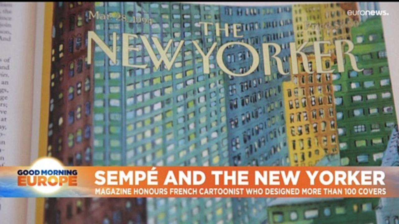 The New Yorker magazine honours Sempé, one of its favourite artists