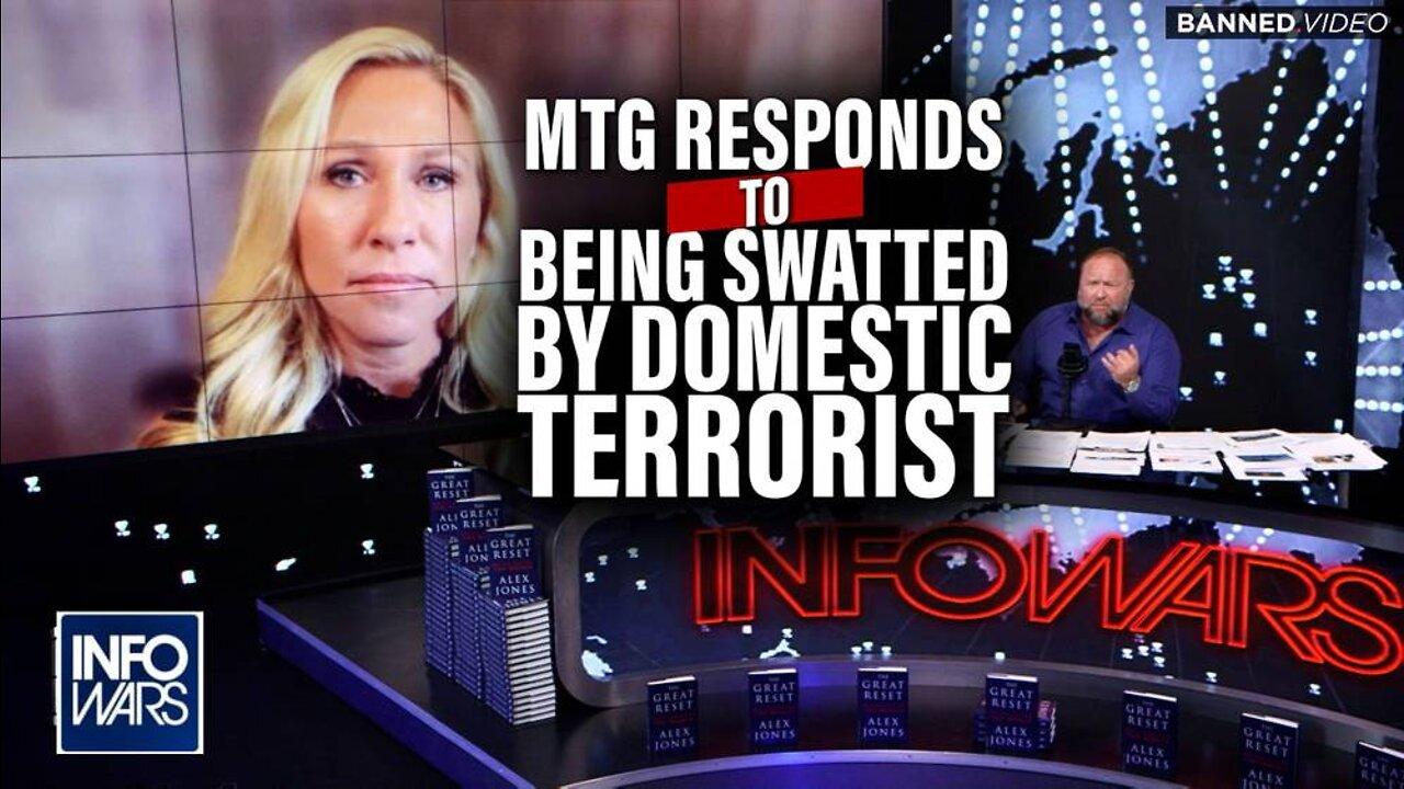 EXCLUSIVE: Marjorie Taylor Greene Responds to Being SWATTED at Home by Domestic Terrorist