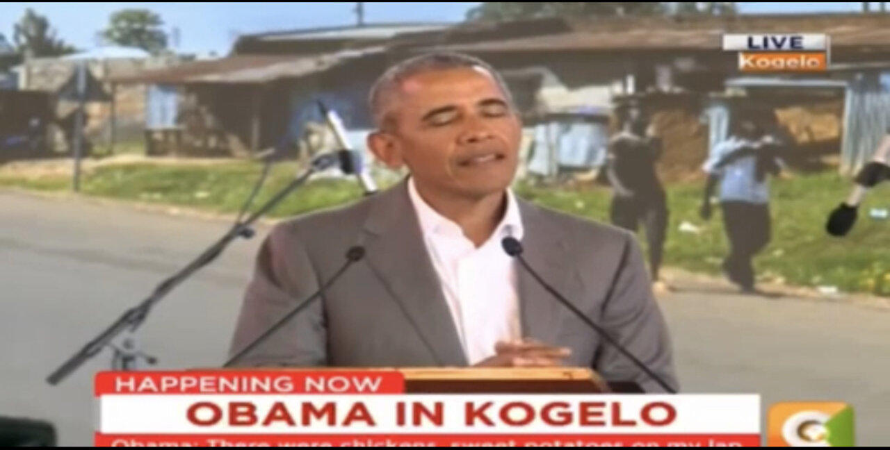 Barack Obama: “I Visited Kenya as the First Sitting President to Come From Kenya”
