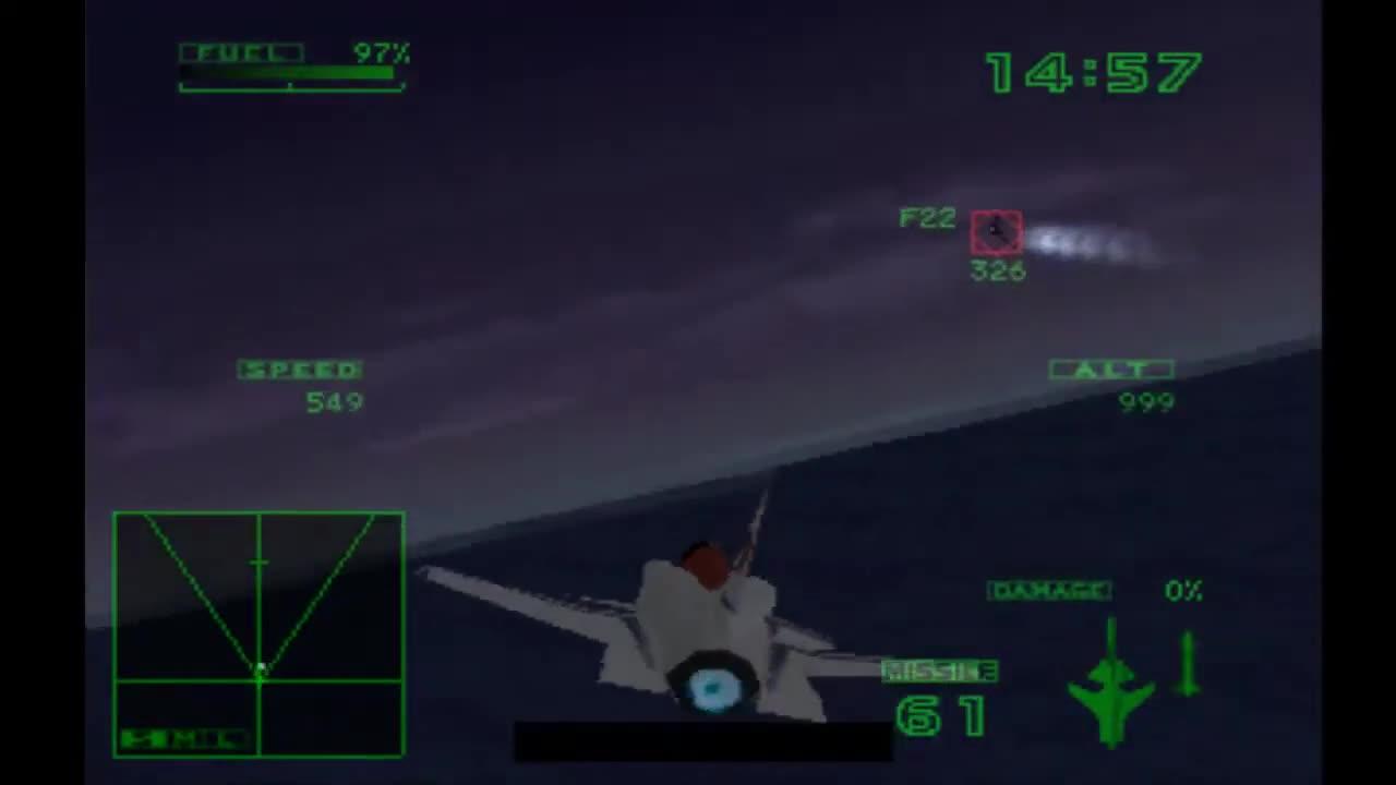 Ace Combat 2 - All Missions with the X-29 Pt.2