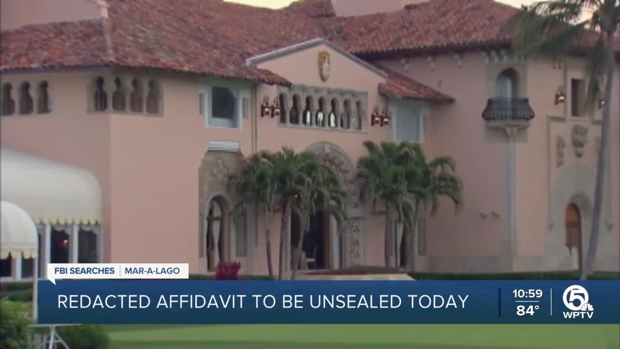 Federal judge will soon release redacted Mar-a-Lago search probable cause affidavit