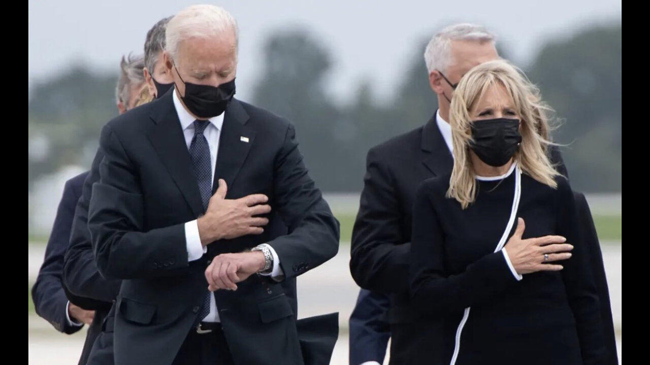 FLASHBACK: Biden Checks Watch While the Bodies of 13 Dead Service Members Brought Home