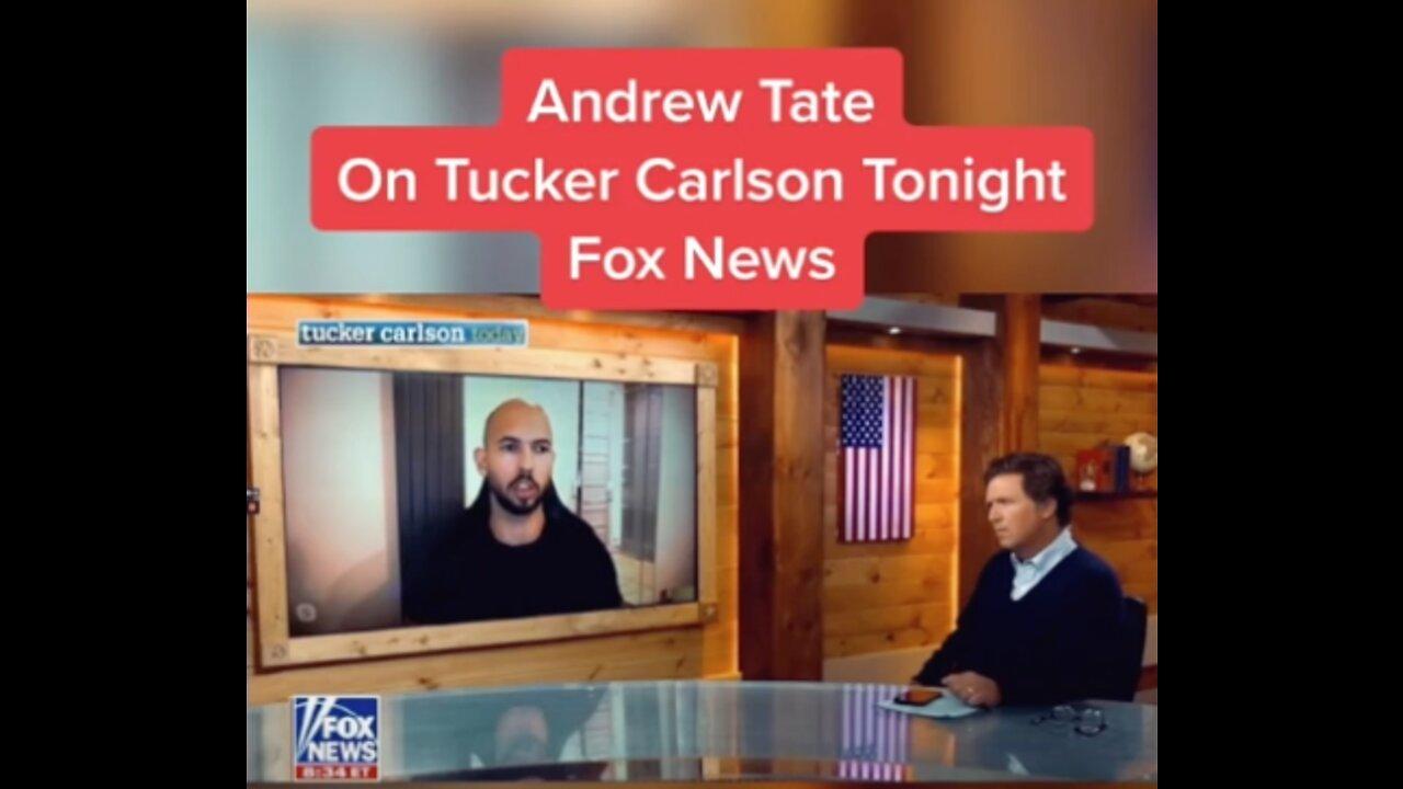 Andrew Tate On Tucker Carlson Tonight Fox News