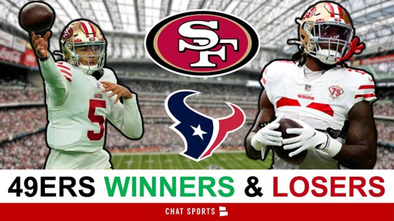 49ers WINNERS & LOSERS vs. Texans