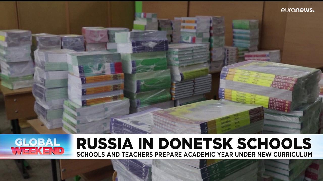 Occupied Donetsk prepares for new school year with Kremlin curriculum