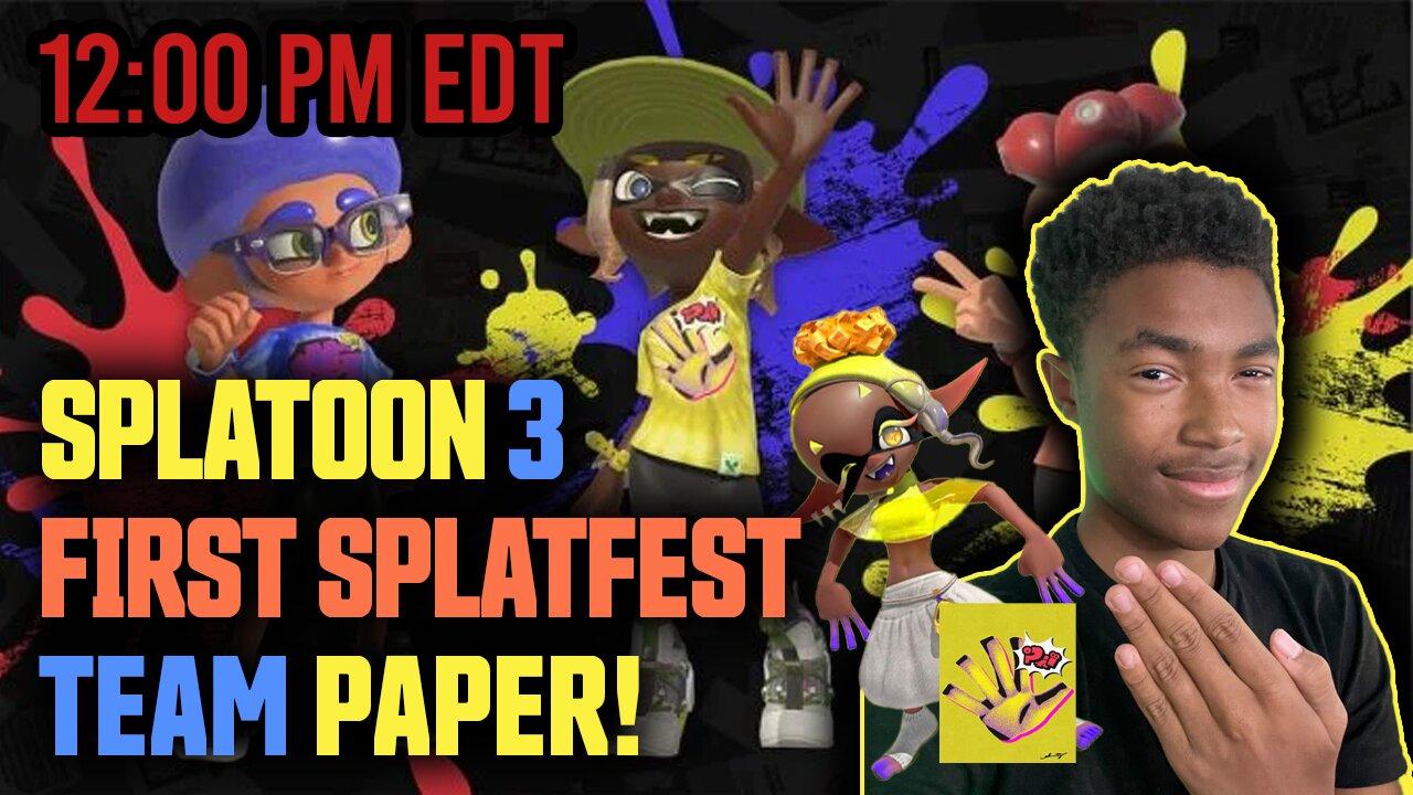 Splatoon 3 - First Splatfest!