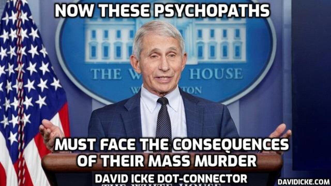 David Icke: Now These Psychopaths Must Face The Consequences Of Their Mass Murder !!!