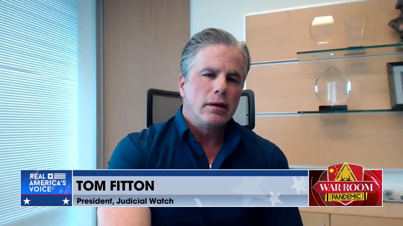 Tom Fitton On Bannon's War Room: Trump Should Get All His Records Back!