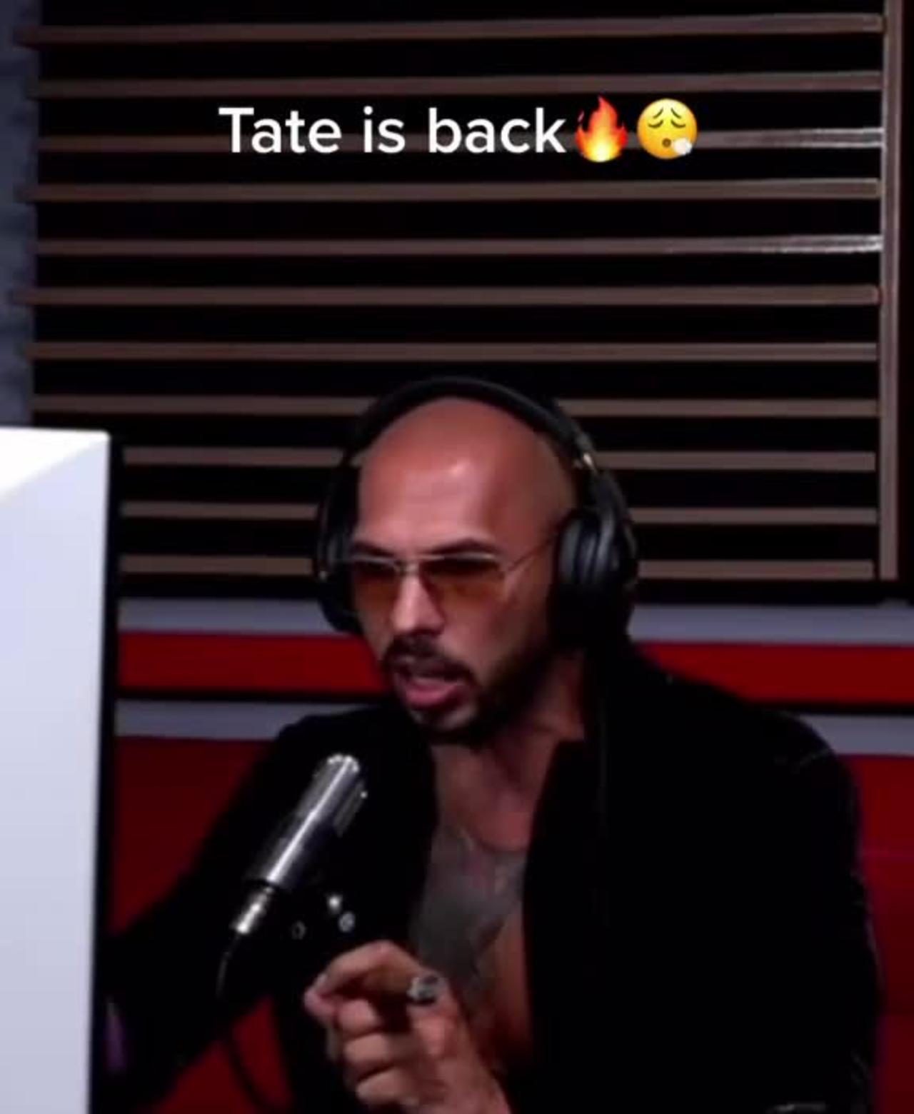 Andrew Tate is back 🔥