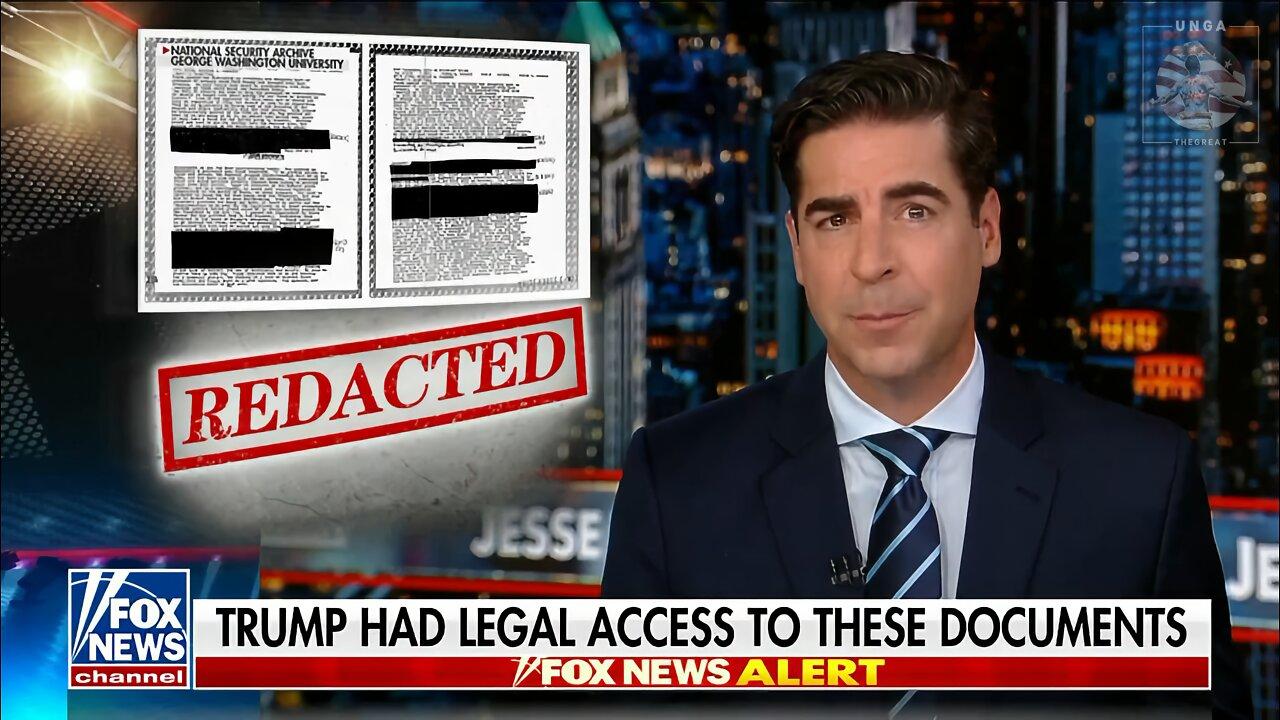 Jesse Watters: Trump's Files Were 10x More Secure Than Hillary Clinton's Server in Chappaqua