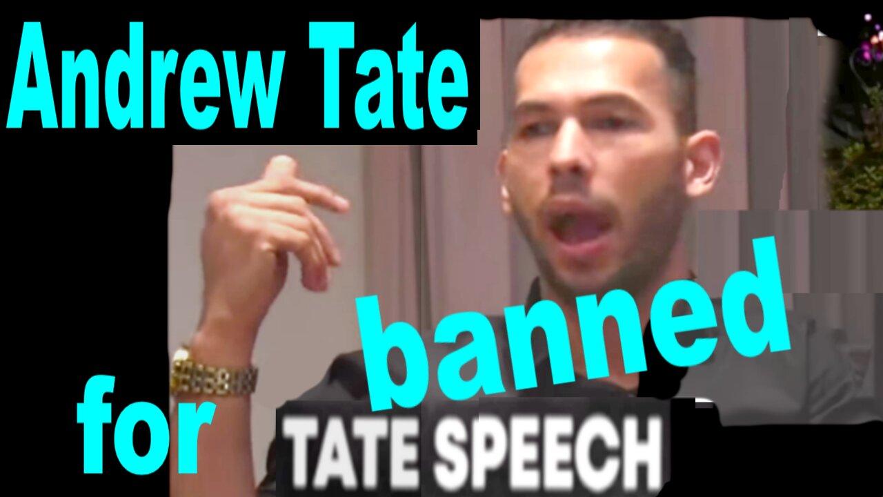 Andrew Tate was banned. Censored? The Truth of why, is between left & right
