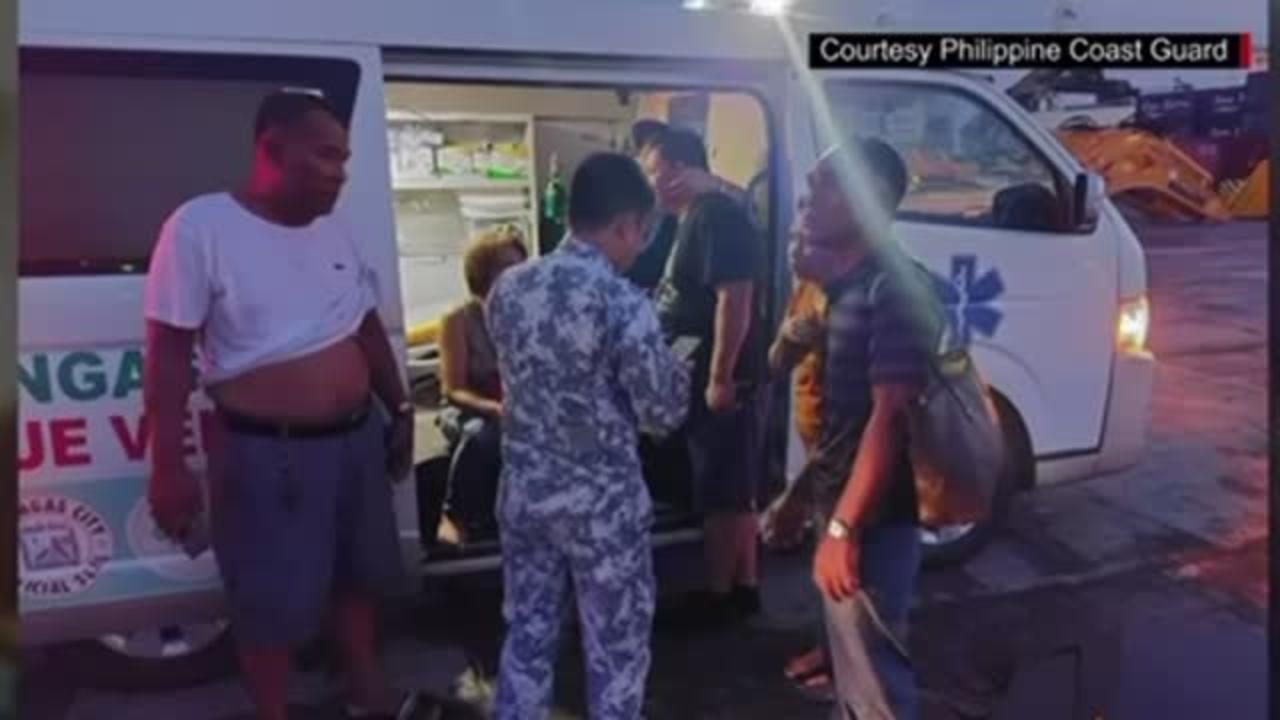 80 saved in Philippines after ferry catches fire