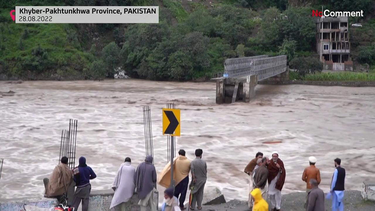 Thousands of Pakistanis have been ordered to evacuate due to flooding