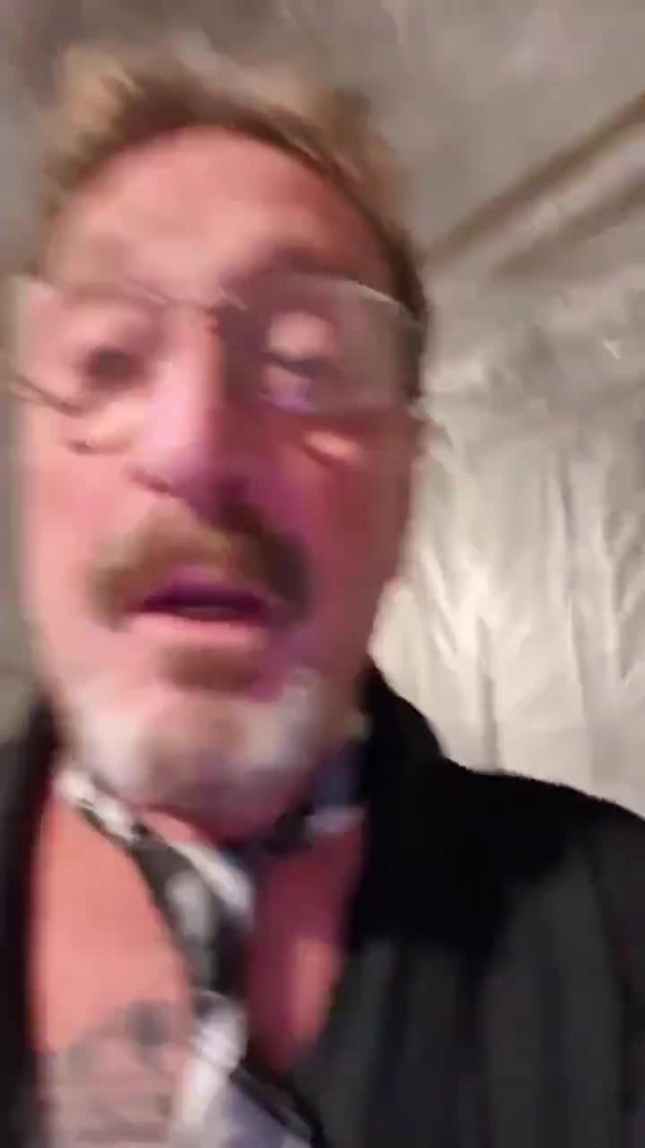 John McAfee in His Faraday Cage