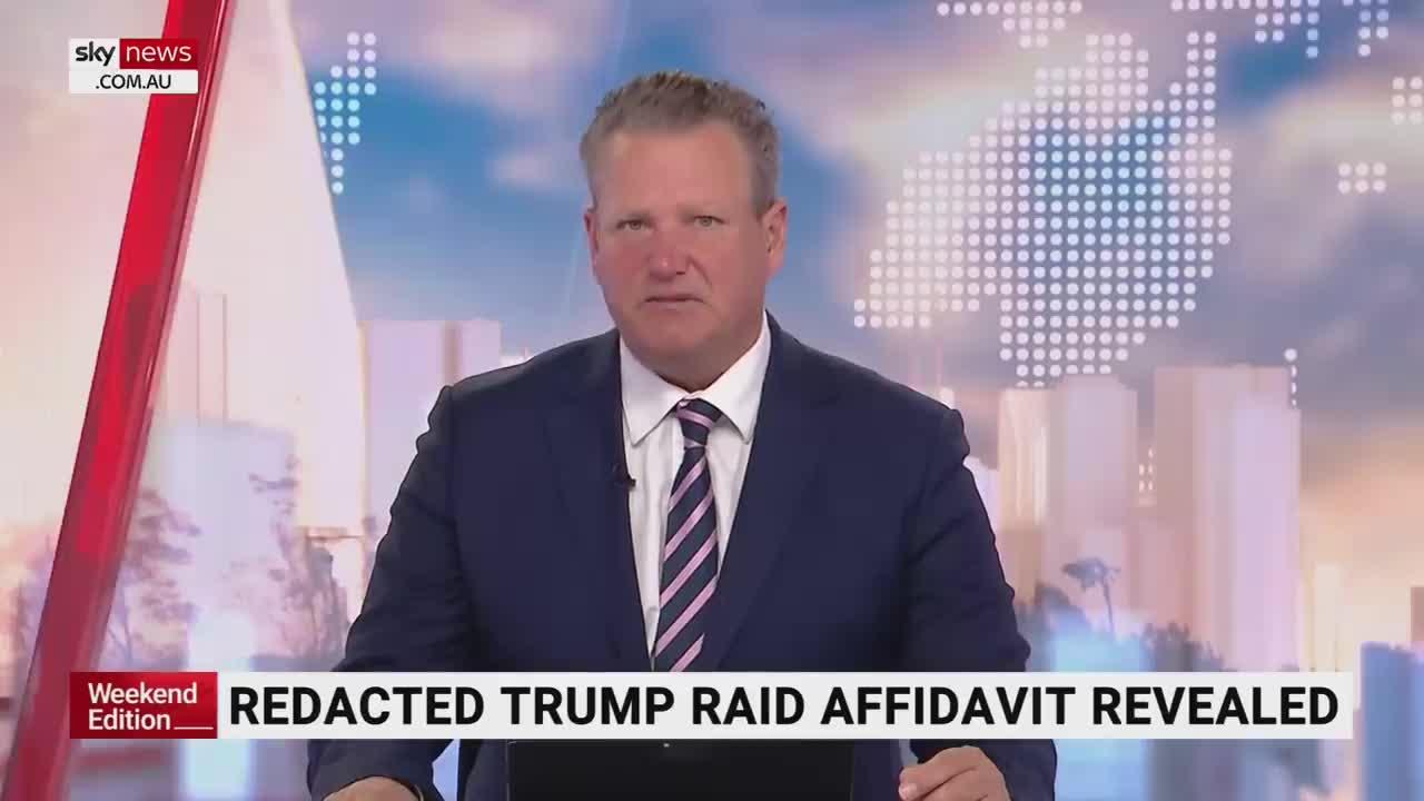 Redacted affidavit from Trump raid revealed
