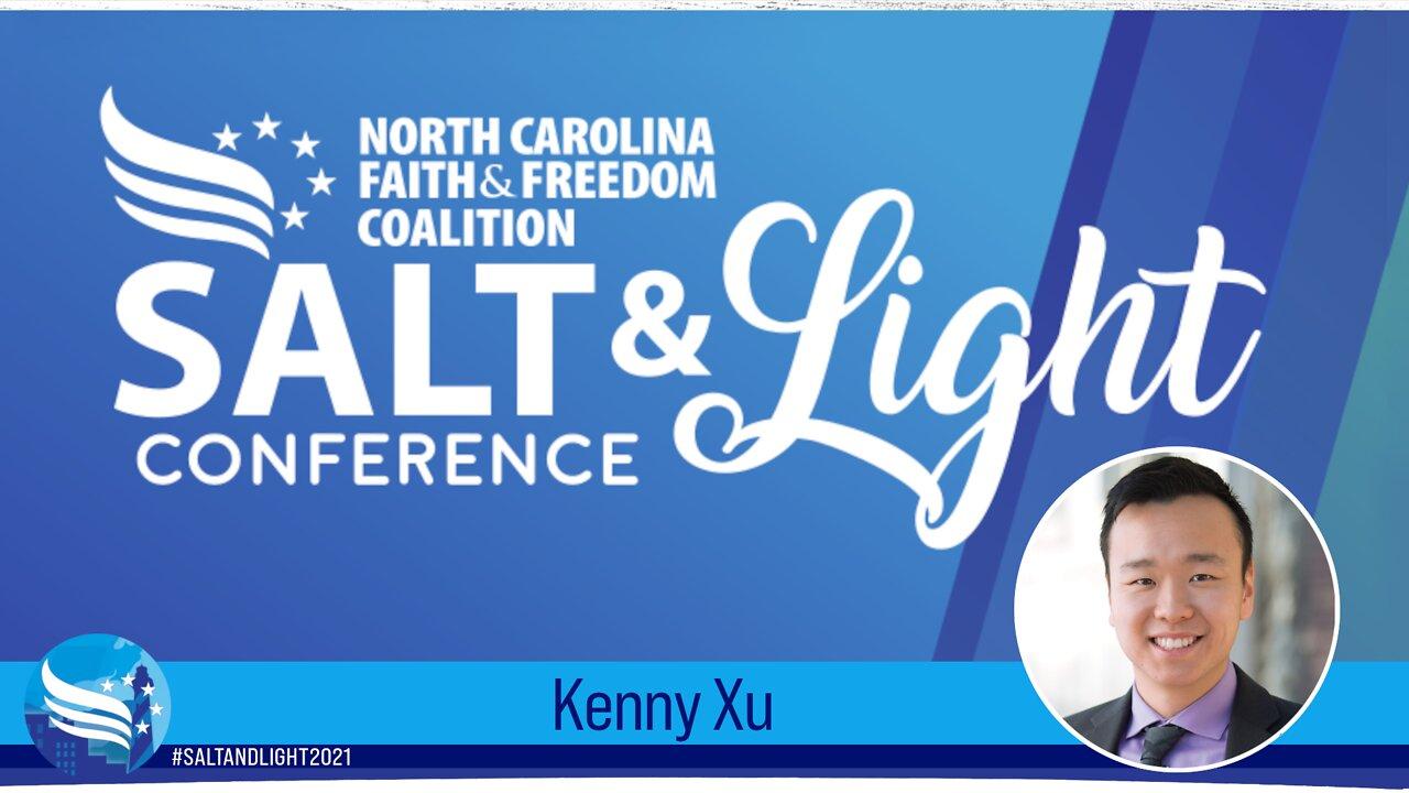 Kenny Xu at the 2021 NC Faith & Freedom Salt & Light Conference