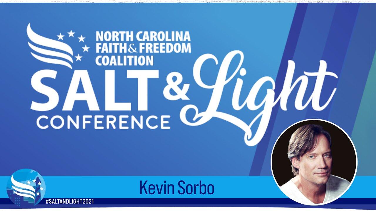Kevin Sorbo at the 2021 NC Faith & Freedom Salt & Light Conference