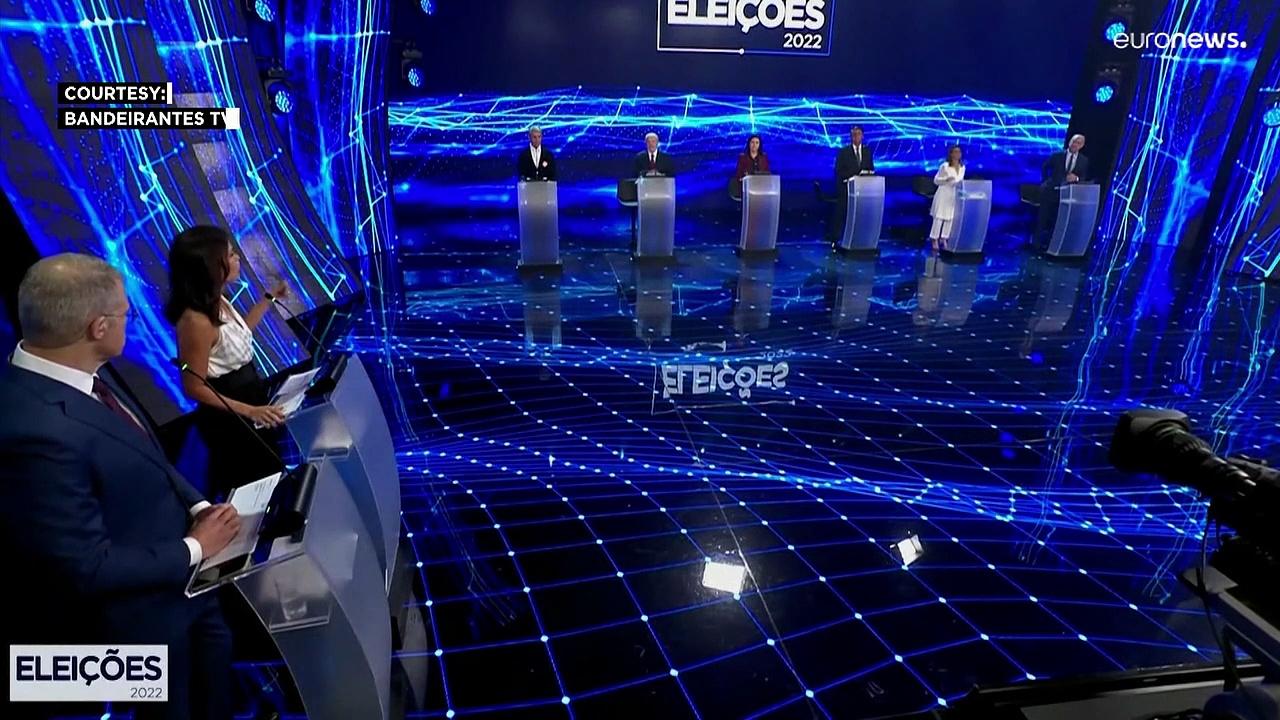 Brazil presidential election: Bolsonaro and Lula clash in television debate