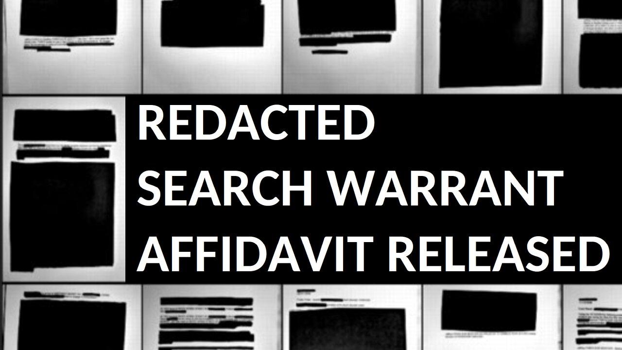 Redacted Search Warrant Affidavit Released