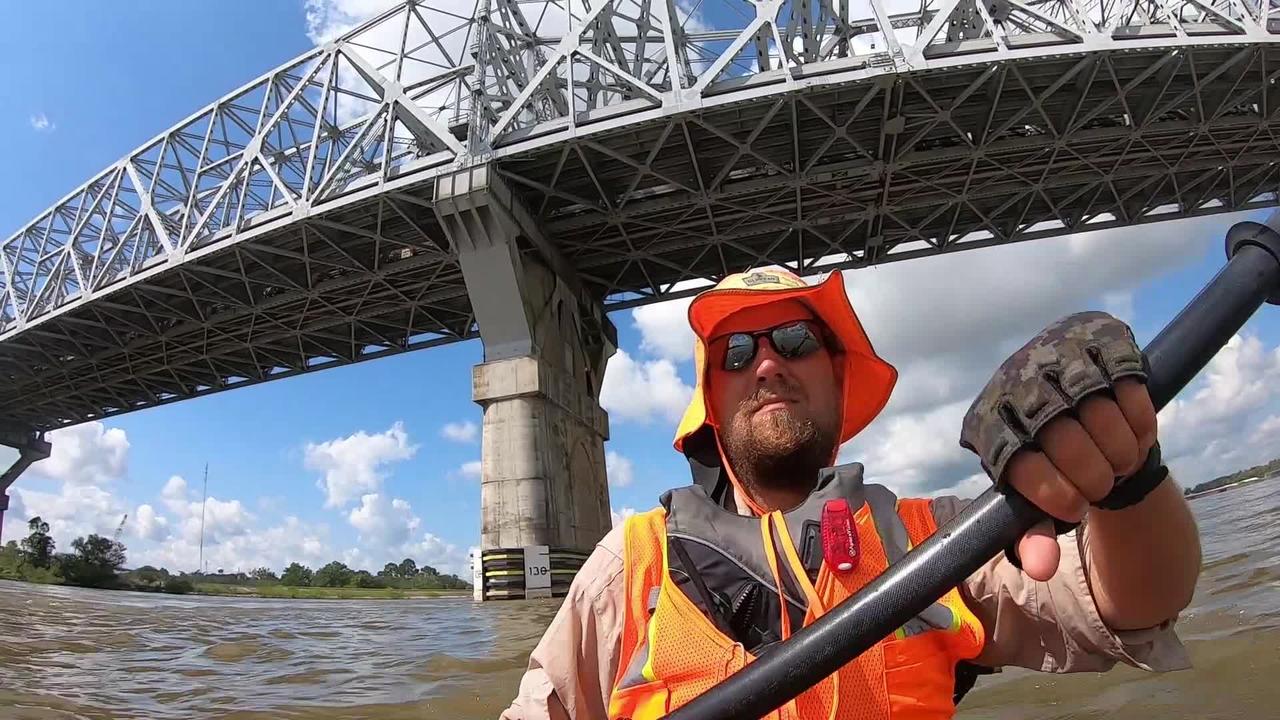 Kayaking the Mighty Mississippi ep 23 LRM 130 (Killona) to BoothVille / Venice, LA (days 60-61)