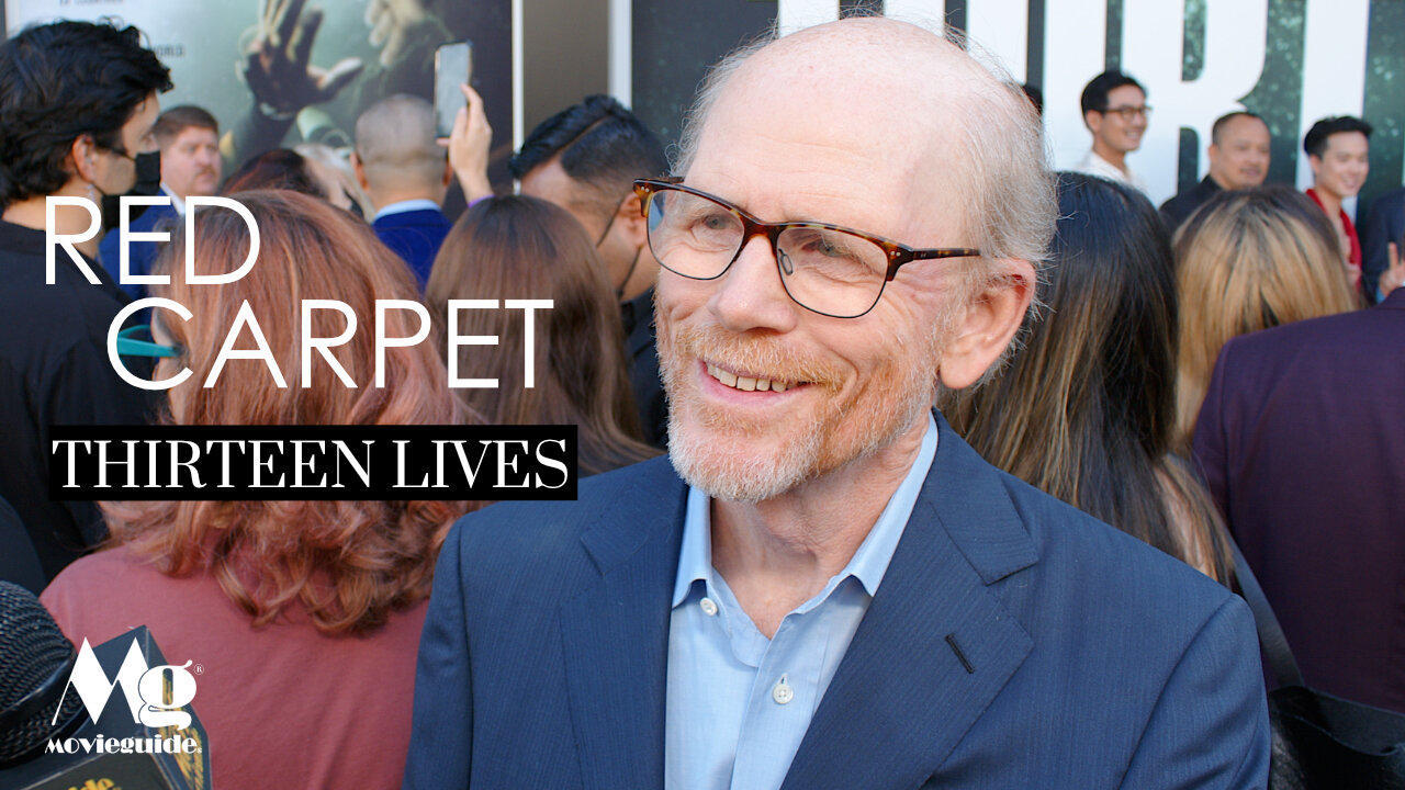 Ron Howard Explains How The Hearts Of Volunteers Change The World At The Thirteen Lives Red Carpet!
