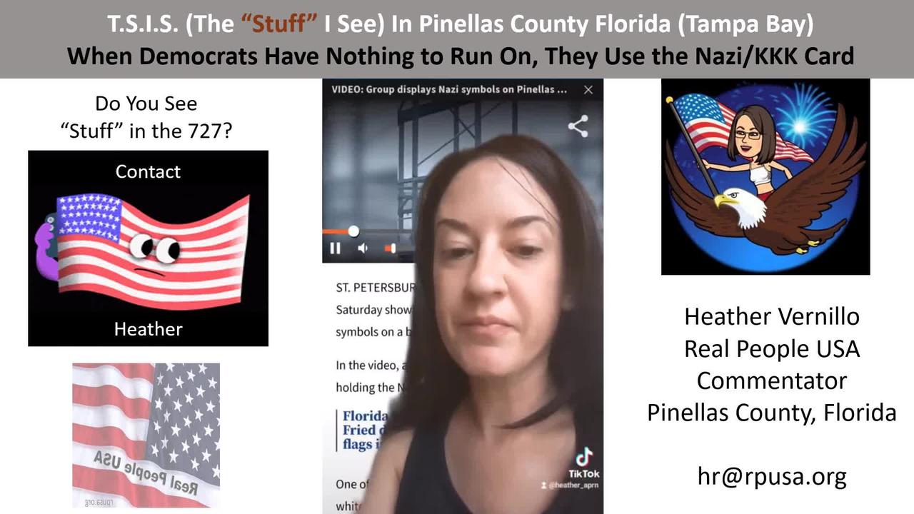 T.S.I.S. (The “Stuff” I See) In Pinellas County Florida (Tampa Bay)...Nazi Card