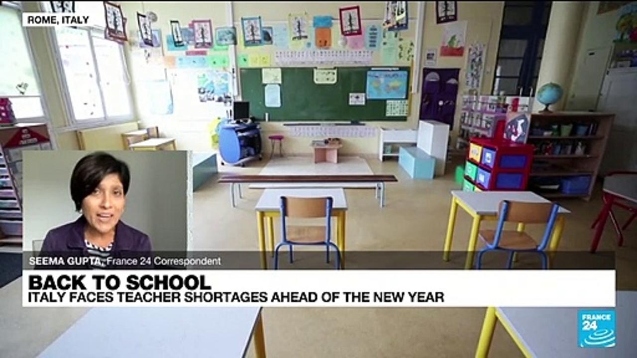 Back to school: Italy faces teacher shortages ahead of the new year