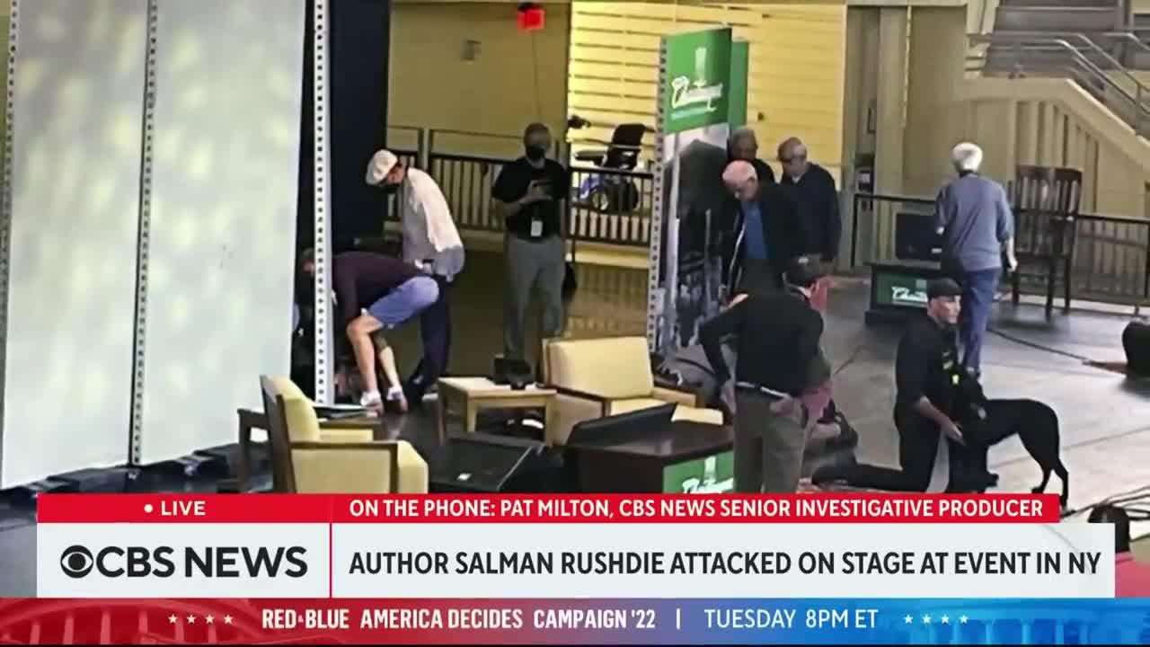 Author Salman Rushdie stabbed at event in New York