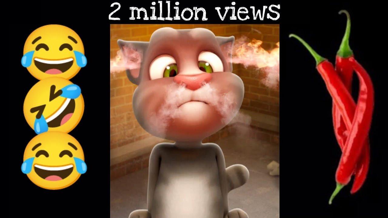 Mirchi🌶Talking Tom funny cat comedy _ billi _ billi wala cartoon _ cat video _ cartoons for kids