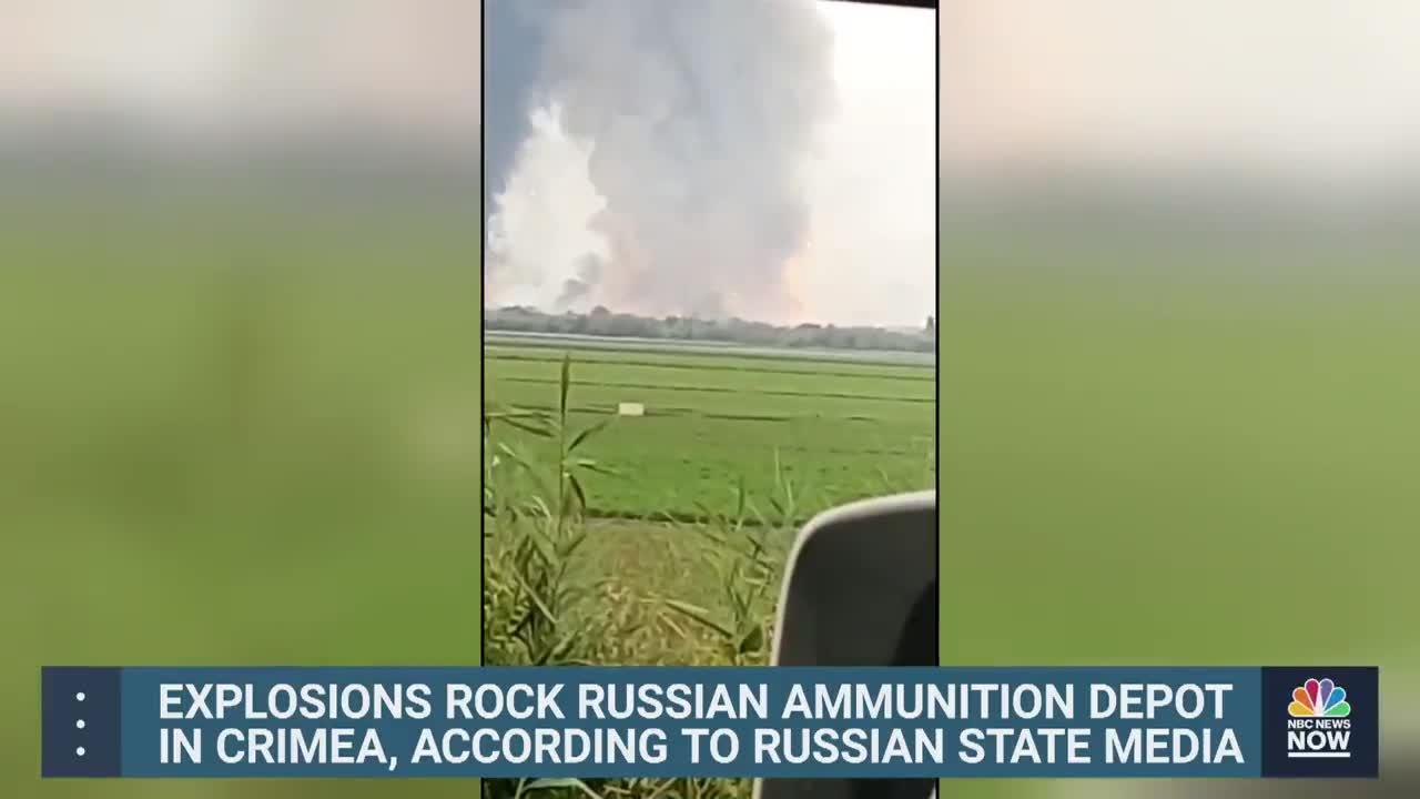 Explosions Rock Russian Ammunition Depot In Crimea