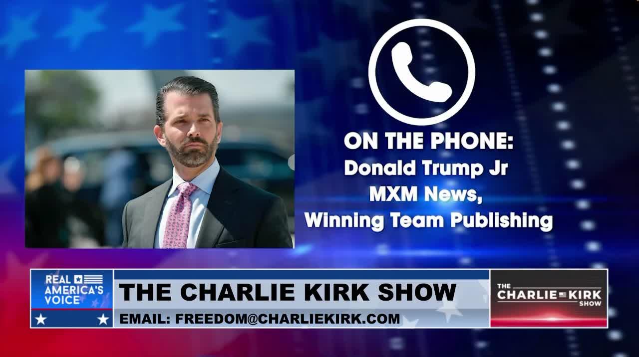 Charlie Kirk and Donald Trump Jr. slam the Biden administration's comments on MAGA Republicans