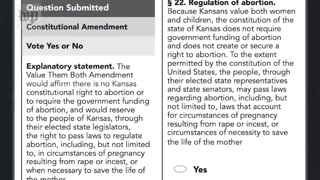 What Kansas’s abortion referendum means for the nation