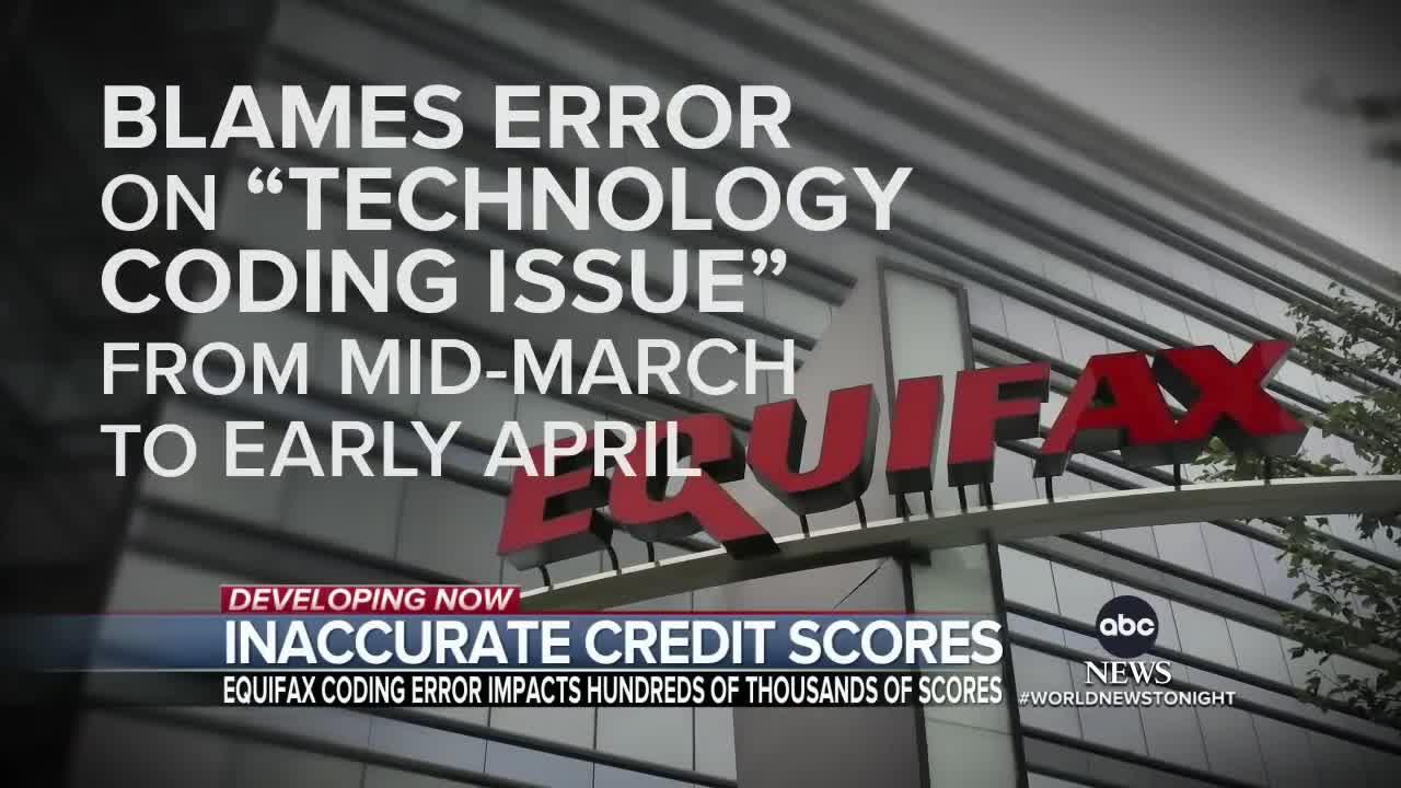 Report reveals hundreds of thousands of inaccurate credit scores
