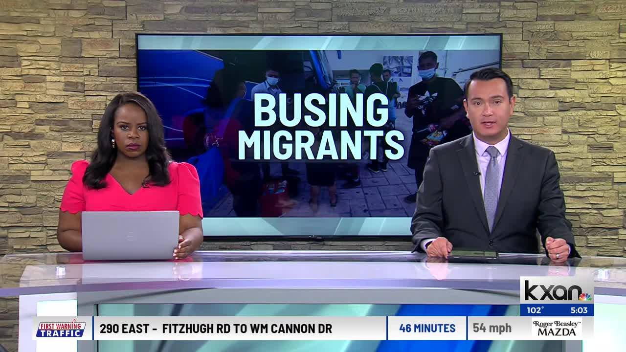 Abbott: Bus of migrants arrives in New York City from Texas