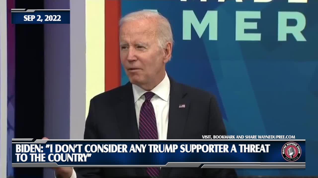 Biden Confusion: Trump Supporters Aren't Threat To Country