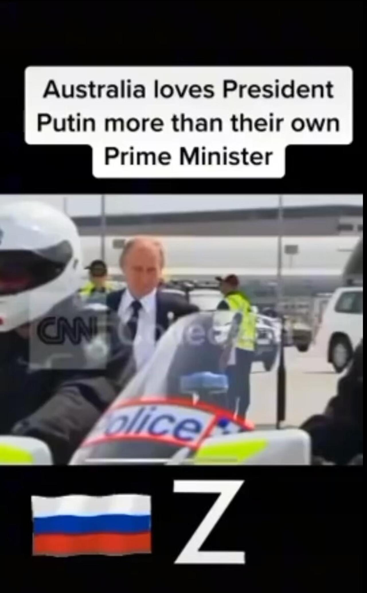 Australia loves President Putin