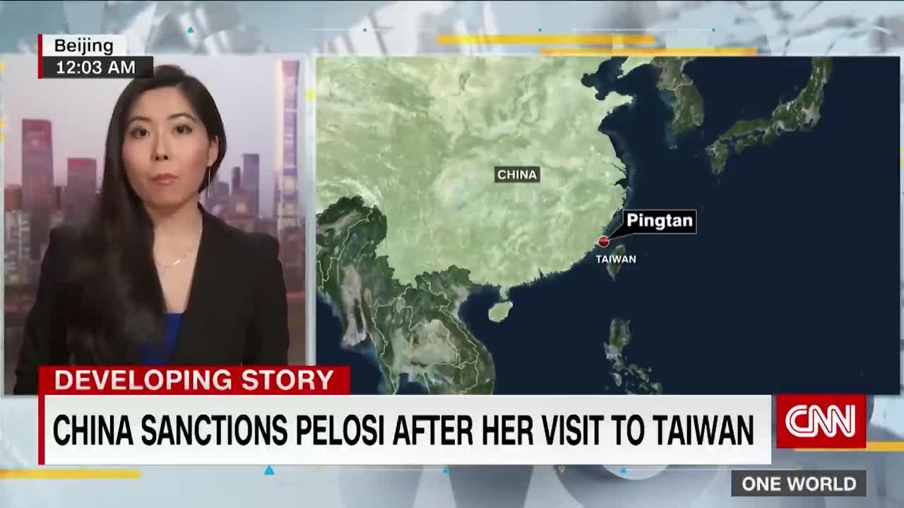 China targets Pelosi and her family with sanctions